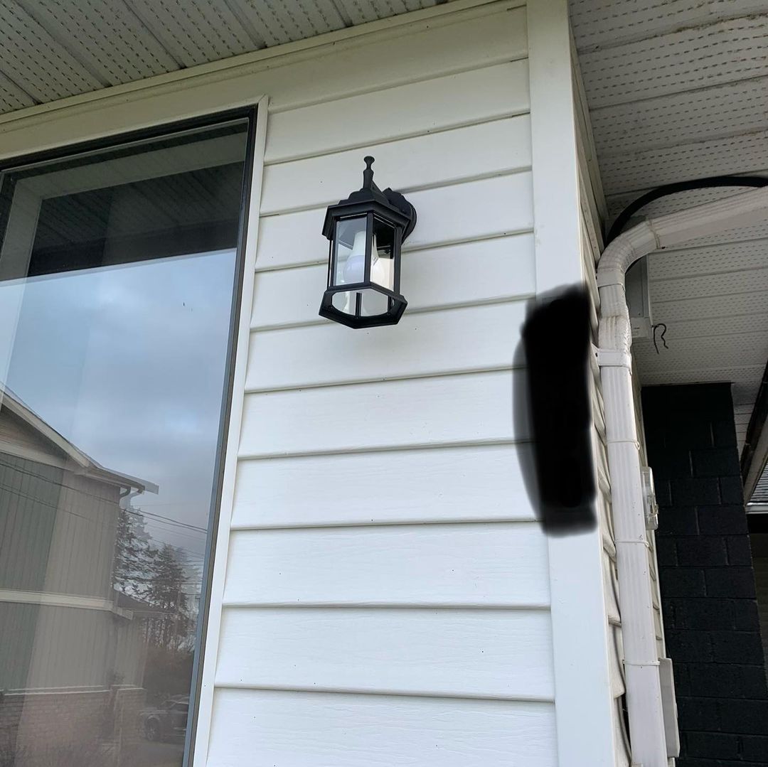 New outdoor wall lantern installed by Safeway Electrician